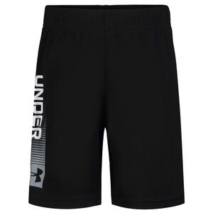 Under Armour Logo Black White Neutral Shorts, Gym Sports, Little Boy Size 6 NEW